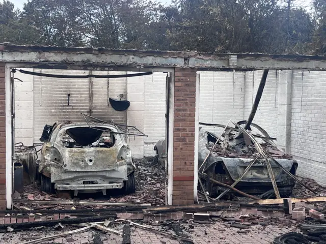 Brunswick Gate fire damage