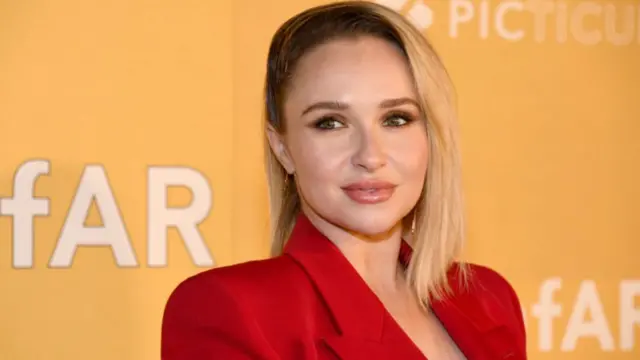 Hayden Panettiere attends amfAR Gala Los Angeles 2022 at Pacific Design Center on November 03, 2022
