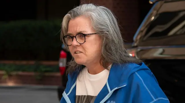 Rosie O'Donnell pictured in New York City on 24 July 2026