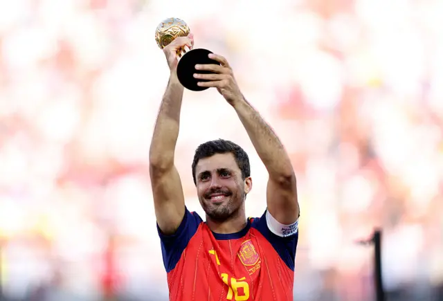 Manchester City and Spain midfielder Rodri