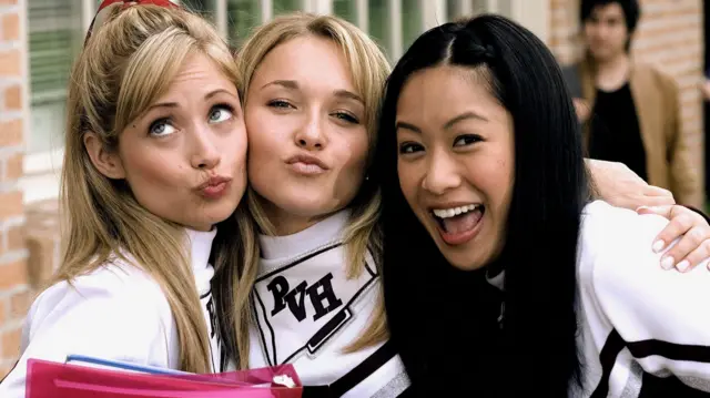 A photo of Hayden Panettiere and her co-stars in Bring It On 3