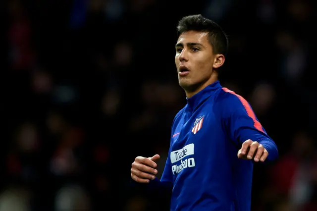 Rodri playing for Atletico Madrid
