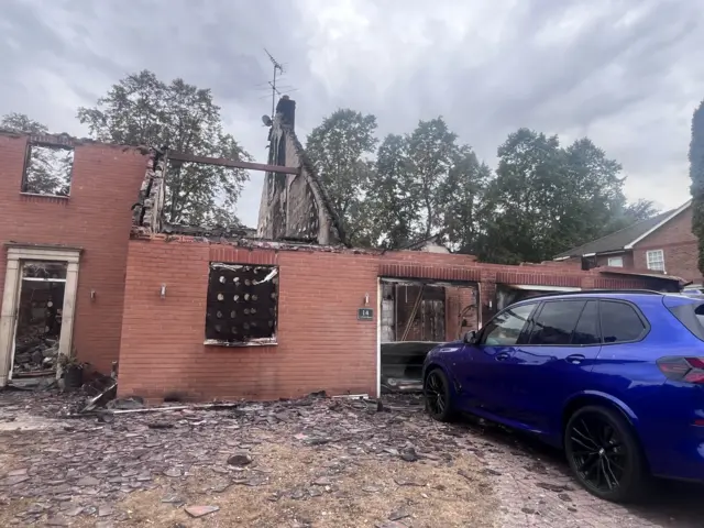 Brunswick Gate fire damage