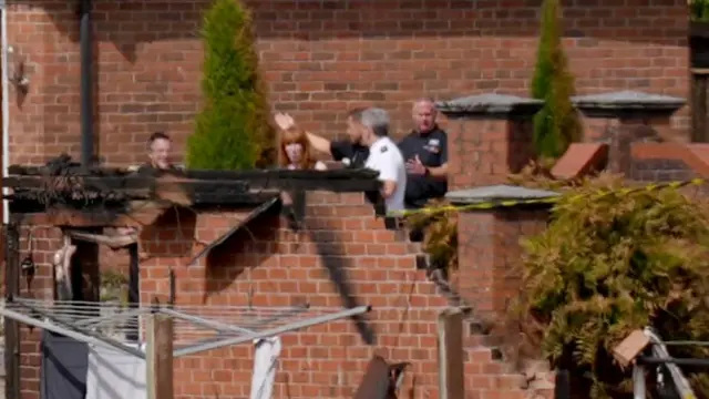 Angela Raynor inspects properties in Stourbridge