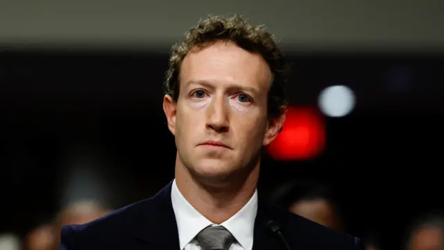 Meta's CEO Mark Zuckerberg attends a Senate Judiciary Committee
