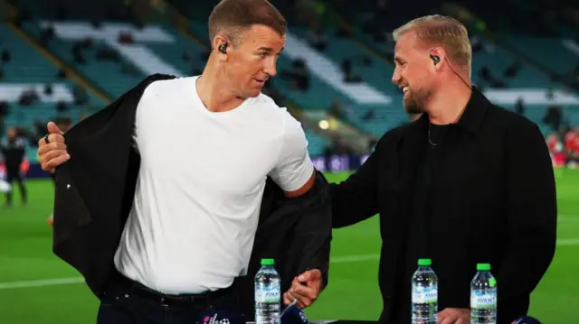 Joe Hart and Kasper Schmeichel