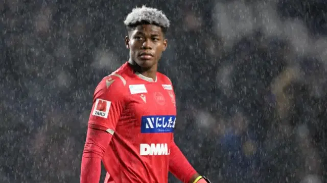 Zion Suzuki of STVV pictured after a football game between RSC Anderlecht and STVV