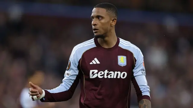 Ezri Konsa of Aston Villa during the UEFA Europa League