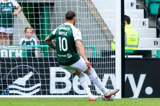 Martin Boyle scores from the penalty spot