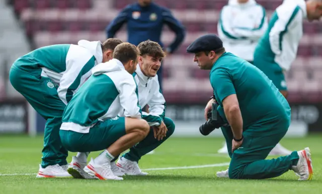 Rapid Vienna inspect Tynecastle pitch