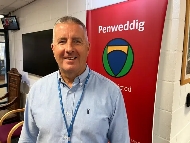 Clive Williams, pennaeth Ysgol Gyfun Gymunedol Penweddig, Aberystwyth