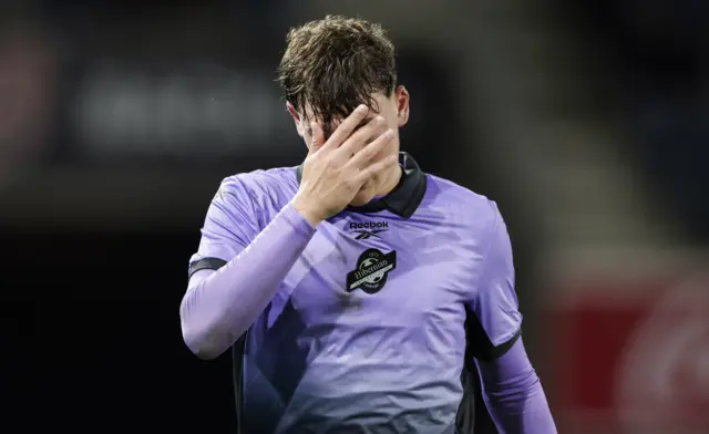 Owen Elding looks gutted