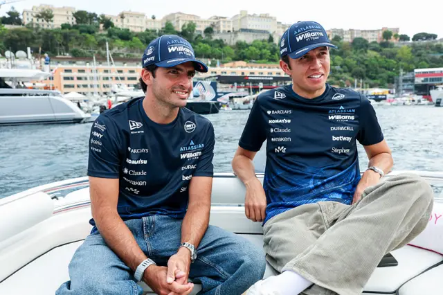 Carlos Sainz and Alex Albon