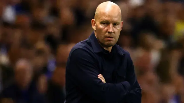 Sheffield Wednesday boss Henrik Pedersen looks dejected