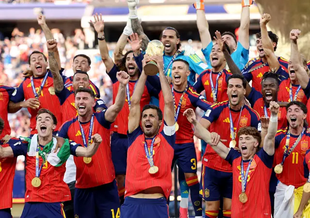 Spain lift the World Cup