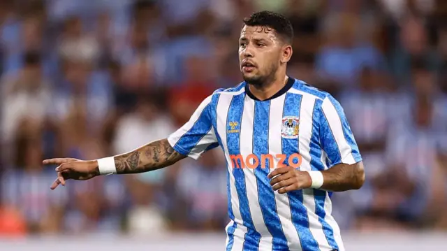 Gustavo Hamer of Coventry City during the pre-season friendly match between Coventry City and AS Monaco at The Coventry Building Society Arena.