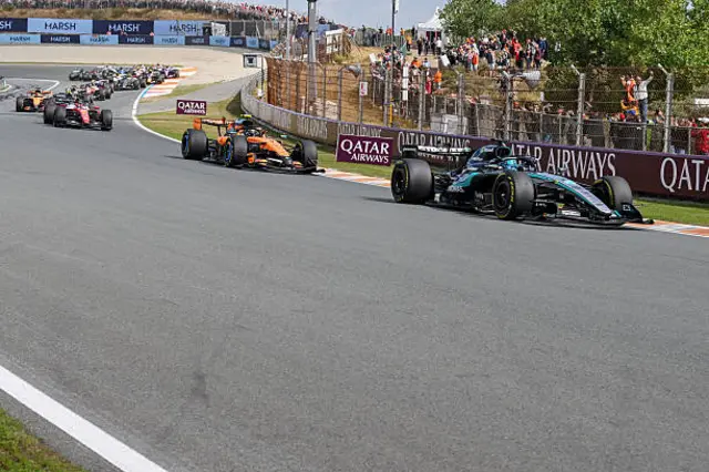 Russell, Norris, Leclerc