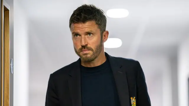 Michael Carrick, Manager of Manchester United arrives at the stadium prior to the Premier League 2026/27 match between Hull City and Manchester United at MKM Stadium.