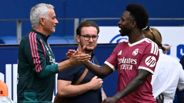 Mourinho and Vinicius
