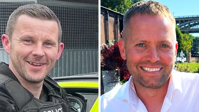 PCs Tom Clough and Matthew Blades