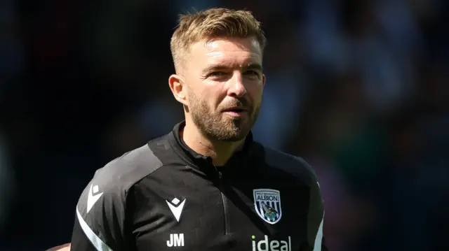 West Bromwich Albion manager James Morrison after the Burnley win