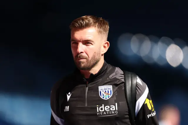 James Morrison arrives at the ground