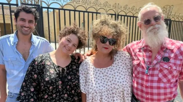 Matti Schilling, her husband Ben Schilling and her parents, Dottie and K.C. McKenzie