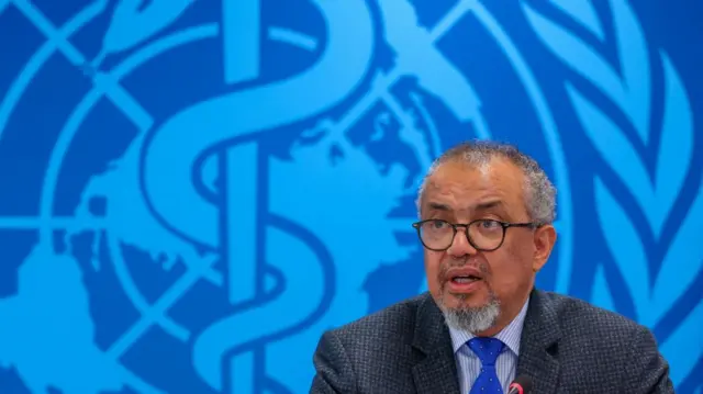 Director-General of the World Health Organisation Tedros Adhanom Ghebreyesus