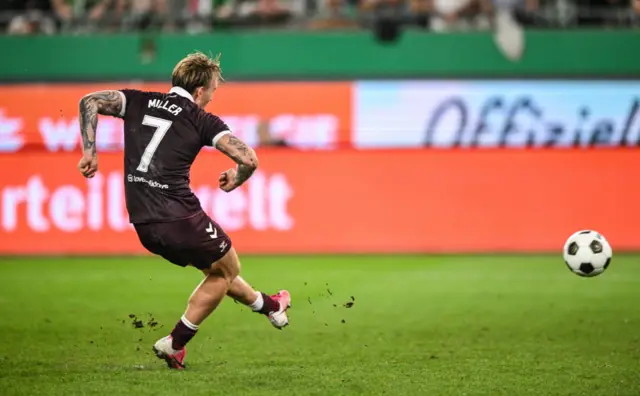 Calvin Miller scores for Hearts
