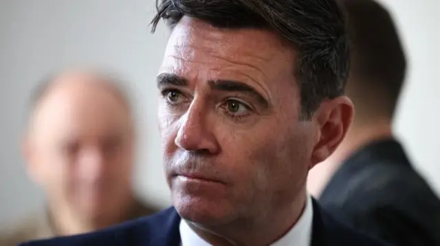 Andy Burnham close up picture