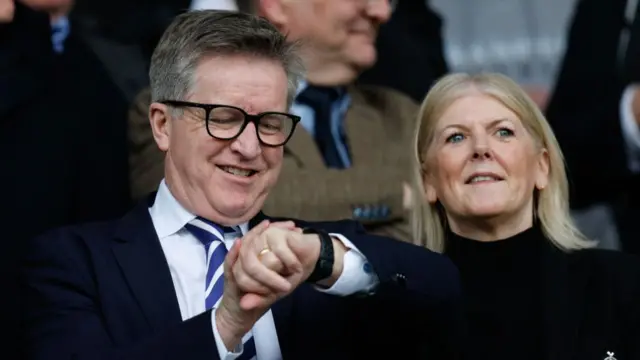 Andrew Cullen at a Portsmouth game