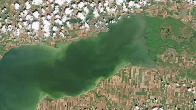 A satellite image of the Sea of Azov, July 13, 2026. 2026