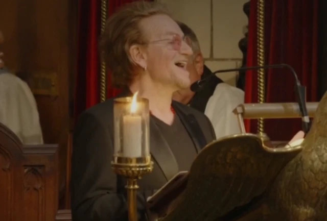 Bono singing