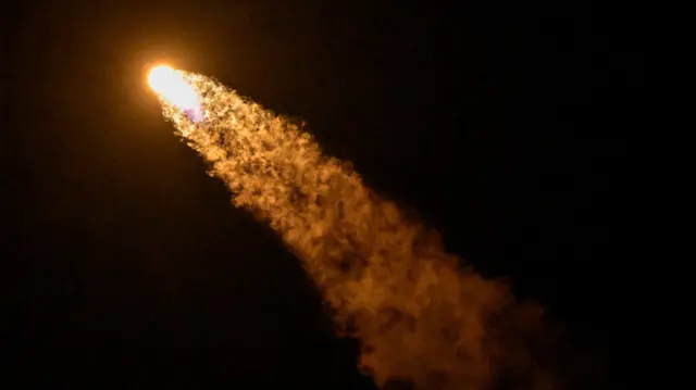 A SpaceX Falcon 9 rocket