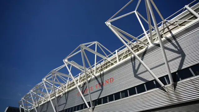 Side of the stadium