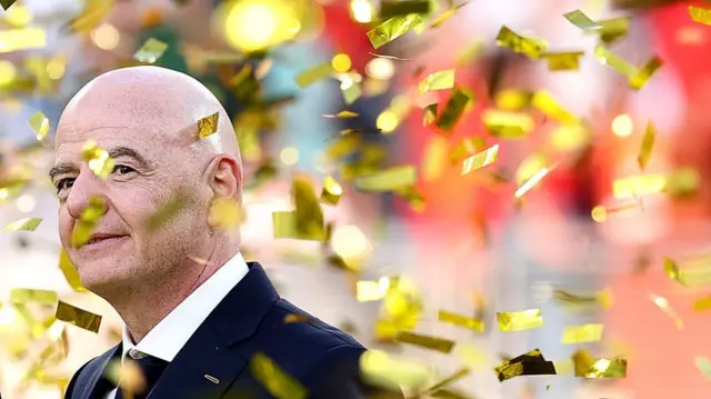 Infantino at the World Cup final