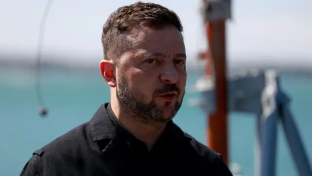 Ukraine's President Volodymyr Zelensky