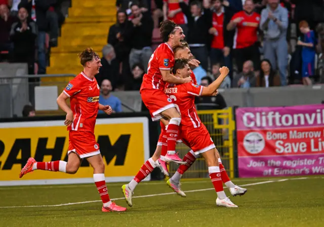 Dean McMaster celebrates