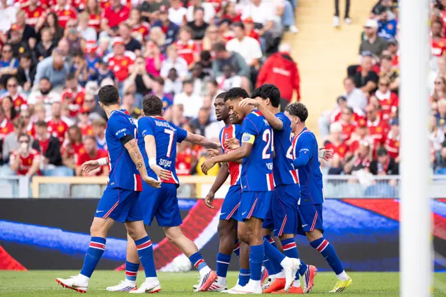 PSG celebrate