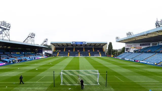 A general view of Rugby Park