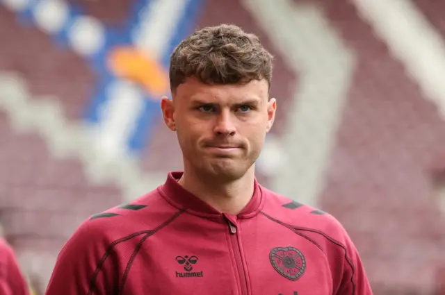 Hearts winger Josh McPake