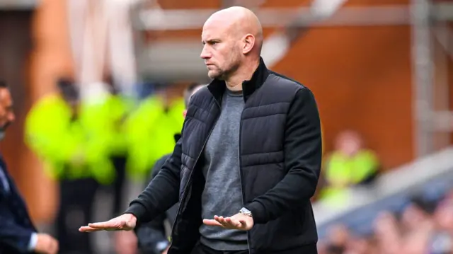 Hibernian head coach David Gray