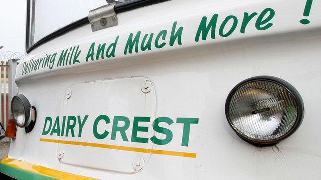 Dairy Crest van