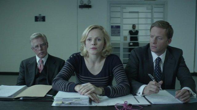 Maxine Peake (centre) in a scene from Silk