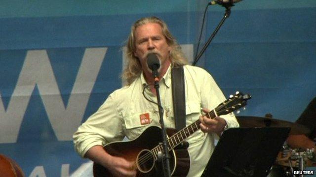 Academy Award winning actor Jeff Bridges