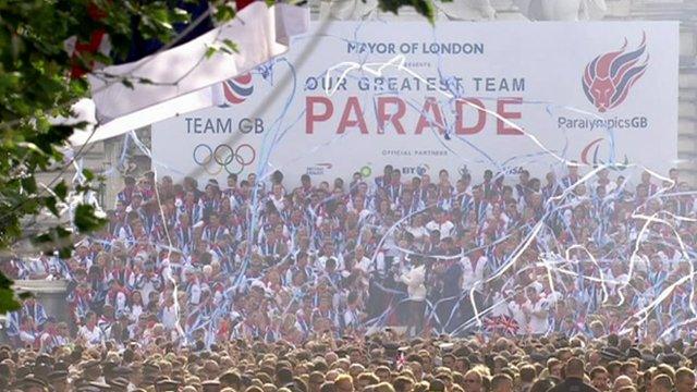 London 2012 victory parade