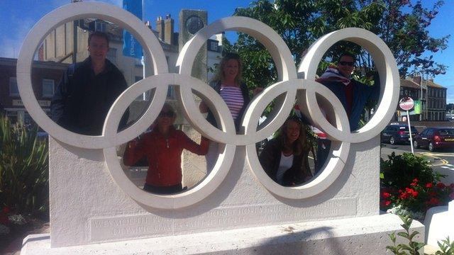 Weymouth Olympic rings