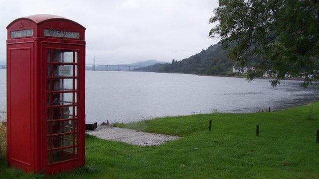 Phone box at Kilmuir