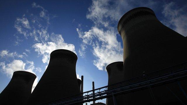 The coal fuelled Ferrybridge power station