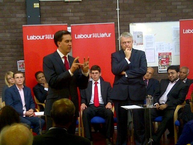 Ed Miliband and Carwyn Jones